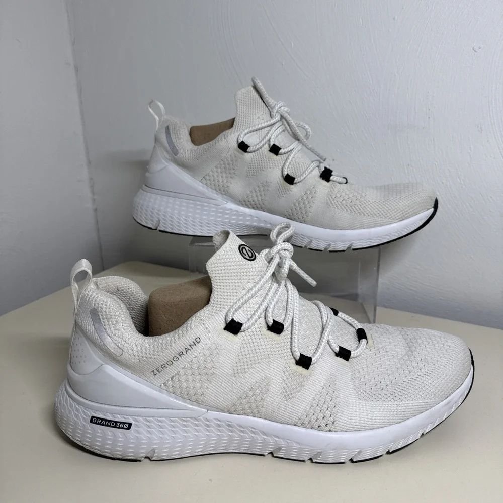 Cole Haan Zerogrand 360 Shoes Mens  White Knit Overtake Lite Running  13 M